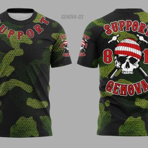 Support 81 Genova Camo Performance T-Shirt – Genova 03