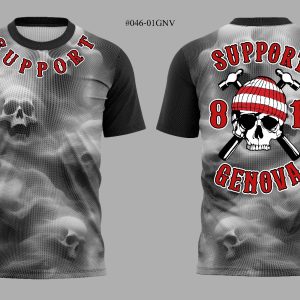 Support 81 Genova Ghost Smoke Performance T-Shirt 046-01GNV